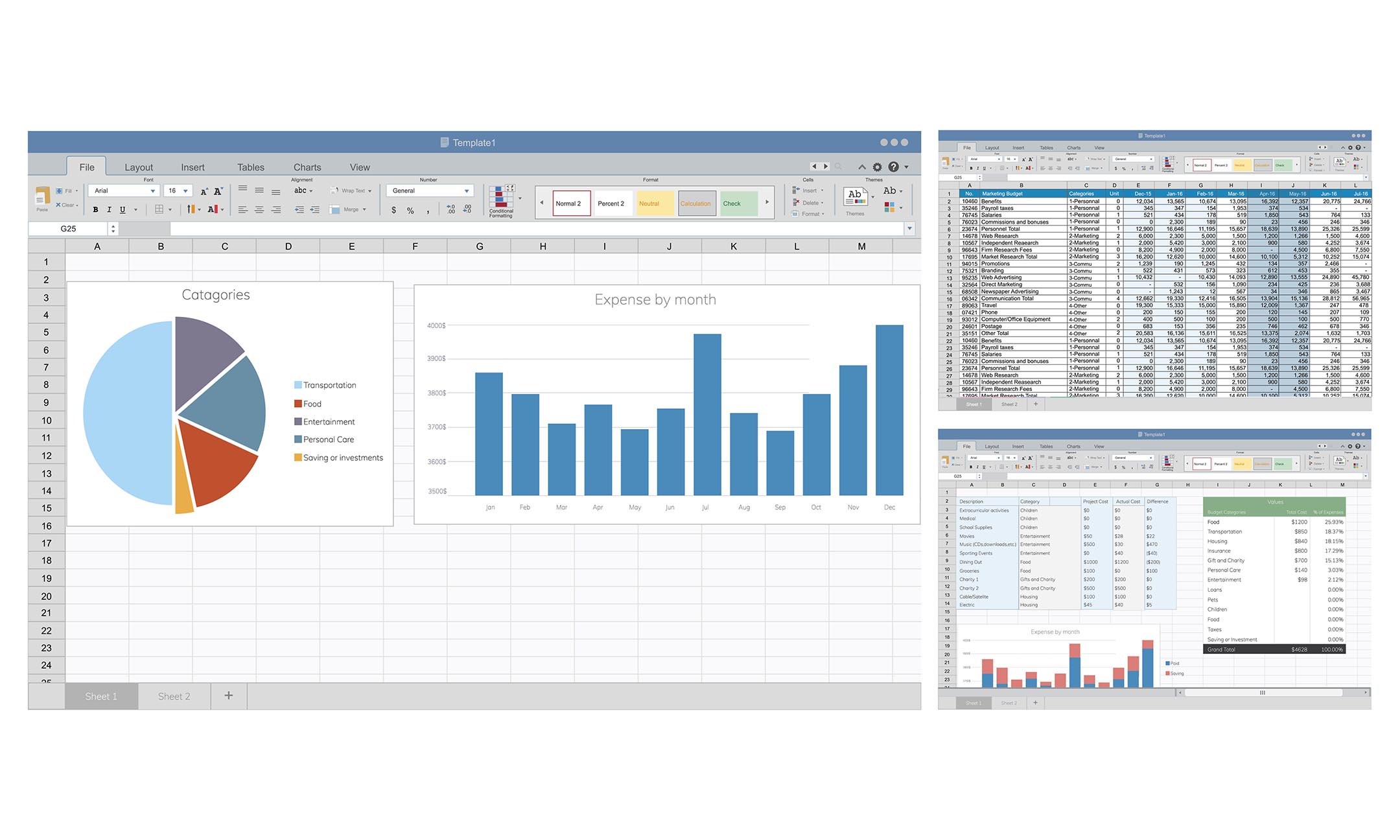 excel spreadsheet